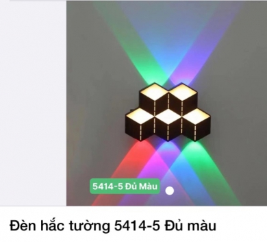 Đèn hắc tường 5414-5 Đủ màu