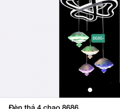 Đèn thả 4 chao 8686